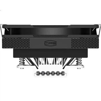 Кулер для процесора PCCOOLER RC600-67 ITX з повітряним охолодженням (нижній тиск/висота 67 мм/6 теплових трубок/вентилятор 12 см/мідна основа, нікельоване покриття/підтримка AM5 1700)