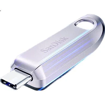 Флешка SanDisk CZ75 USB 3.2 Type-C на 128 ГБ у металевому корпусі, швидкість 400 МБ/с