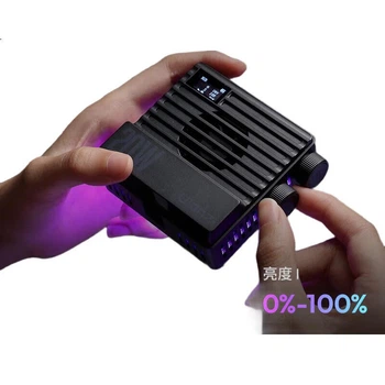 Ulanzi LE20 20W RGB Pocket Fill Light Live Streaming Beauty Light Professional Portable LED Video Light for Mobile Phone Camera Small Indoor Outdoor Photography Light