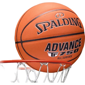 Баскетбольный мяч SPALDING TF750 для соревнований и тренировок, профессиональный, для игры в помещении, размер 7, микрофибра, артикул 76-847YREV1