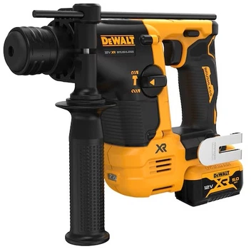 Перфоратор акумуляторний DeWalt ударний XR SDS-plus безщітковий 12 В 14 мм — 2 х 5 А·год DCH072P2-QW (5035048806050)