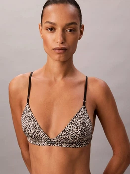 Бюстгальтер без косточек Calvin Klein Underwear 638171390 L Леопардовый (1159863094)