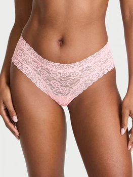 Трусики бразилиана женские Victoria's Secret 841975852 M Розовые (1159863472)