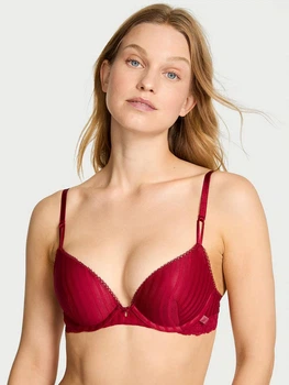 Бюстгальтер с Push-up с косточками Victoria's Secret 557104192 38D Красный (1160364061)