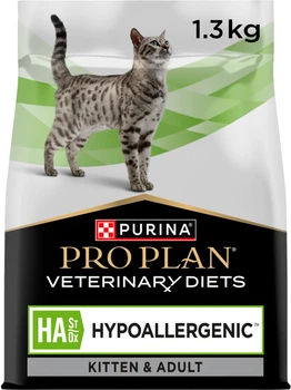 Сухой корм для кошек Purina Pro Plan Veterinary Diets HA Hypoallergenic 1.3 кг (7613287597458 / 7613035154506)