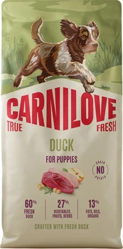 Сухой корм для щенков Carnilove True Fresh Puppy утка 12 кг (8595602582044)