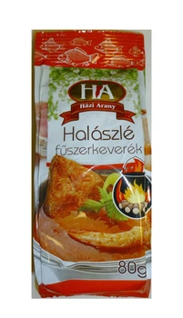 Приправа для риби та Ухи Házi Arany Halászlé fuszerkeverek Суміш спецій для рибних Супів та страв на багатті 80г