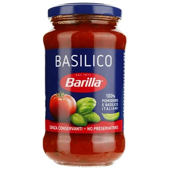 Соус Базиліковий Barilla Basilico Барілла томатний з базіліком склобаночка Червоний 400г