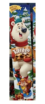 Набір Шоколадні цукерки в коробці та Ігри Новорічні Storck Toffifee Santa&Friend Bear Тофіфе Санта і друзі Висока коробка 3шт 375г