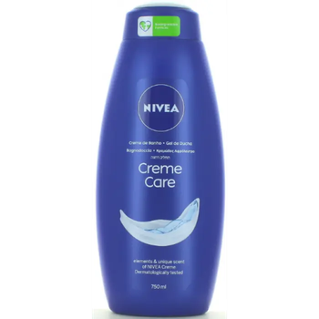 Гель для душа для Догляду Nivea Creme Care Mircoplastic Free Нівеа крем Живлення і турбота формула без Мікропластику 750мл