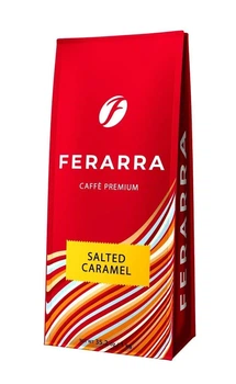 Кава в зернах Ferarra Caffe Premium Salted Caramel Ферара з ароматом Солоної Карамелі 100% Арабика Пакет 1000г