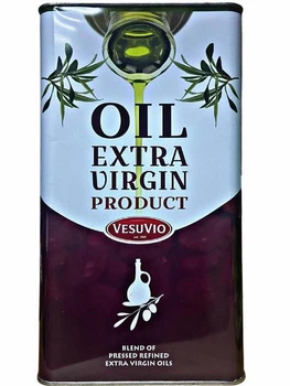 Оливкова олія Vesuvio Oil Extra Virgin Product Olio Di Oliva Везувій Суміш пресованих рафінованих олій першого віджиму Каністра 5л