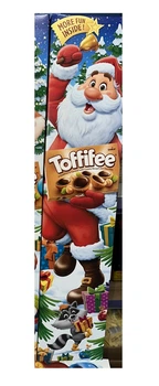 Набір Шоколадні цукерки в коробці та Ігри Новорічні Storck Toffifee Santa&Friends Тофіфе Санта і друзі Висока коробка 3шт 375г