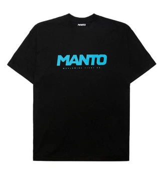 Чоловіча літня футболка Manto з принтом S чорна (MCF0000359)