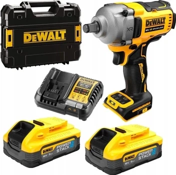 Ударний гайковерт DeWalt 18 V 1/2" 812 Нм з 2 акумуляторами 5 Аг (DCF891H2T-QW)