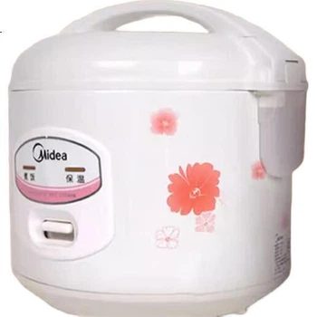 Рисоварка Midea механическая бытовая, 3л, для пожилых, черная, MB-YJ308J