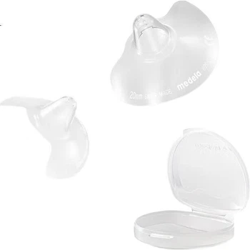 Medela Breast Shield, Захист для сосків, Протижувальні прокладки для годування, Ультратонкі накладки для грудей великого розміру (2 шт. у упаковці)