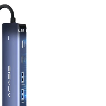 Док-станція розширення для робочого столу Acasis Type-C 3.2, порт HDMI, передача 10 Гбіт/с, 4K 60 Гц, порт Gigabit Ethernet, сумісна з Apple Mac Mini, 1 метр DS-9901M1