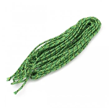 Шнур Paracord для плетіння 2мм 5м смугастий зелений (79609945)