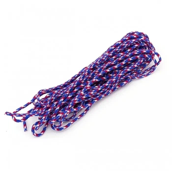 Шнур Paracord для плетіння 2мм 5м смугастий синьо-бузковий (79724374)