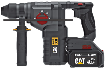 Перфоратор акумуляторний CAT DX2150 SDS 18 В BL 26 мм 2.8 Дж (6924328300052)