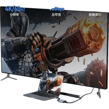 Док-станция ULT-unite FGL1330-1804 3 в 1 Type-C с HDMI 4K60, USB 3.1 и PD 100 Вт, 0.15 м
