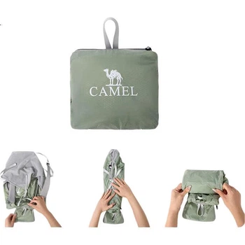 Рюкзак CAMEL для велоспорту на свіжому повітрі, спортивний рюкзак, легка складна туристична сумка W9B318013B чорного кольору