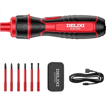Аккумуляторная электроотвертка Delixi, 3.6 В