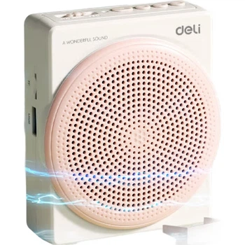 Усилитель Deli Little Bee проводной 10Вт с микрофоном, для гидов/учителей, Bluetooth, подарочный
