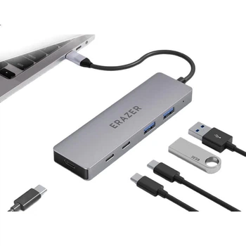 Док-станция расширения Lenovo Ecosystem Brand Yinengzhe Type-C, разветвитель USB 3.2, высокоскоростная док-станция расширения 10 Гбит/с, концентратор, удлинительный кабель для ноутбука.