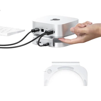 Док-станция Hagibis Macmini M4, корпус для жесткого диска, расширительная база для внешнего жесткого диска, мини-ПК с разъемами Thunderbolt 4/5 USB, настольная подставка, аксессуары.