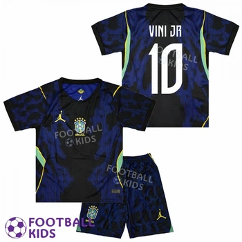 Футбольная форма для детей VINI JR 10 сборной Бразилии 2026 Away Brazil FIFA World Cup 125-135 см (set4752-137237-4)