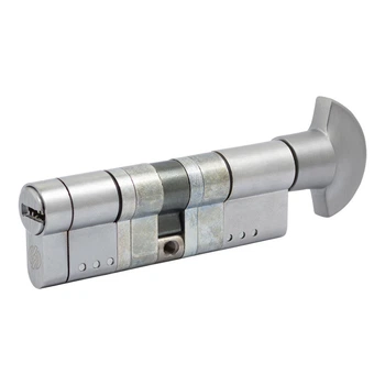 Циліндр Securemme 361BPCS4545115 K64 45/45 мм 5 ключів + 1 монтажний ключ матовий хром (51565) 2231