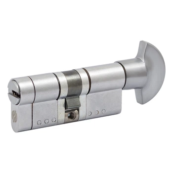 Циліндр Securemme 322TPCS41511X5 К22 40/50 мм 5 ключів +1 монтажний ключ/ручка матовий хром (54973) 2381