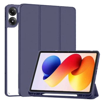 Чехол Clear Acrylic Xiaomi Redmi Pad 2 Pro 12.1" (2025) с местом для стилуса Темно-синий