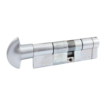 Циліндр Securemme 361BPCS5040115 K64 50/40 мм 5 ключів +1 ключ/ручка матовийхром (54459) 2376