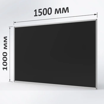 Магнітна крейдяна дошка ТСО графітова 100×150 см