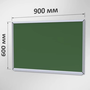 Магнітна крейдяна дошка ТСО зелена 60×90 см