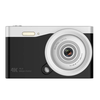 Цифровая фотокамера Q10 LCD 2.7K, Digital Zoom 16x, 48Mp, 4GB to 128GB TF Черный 58101-1