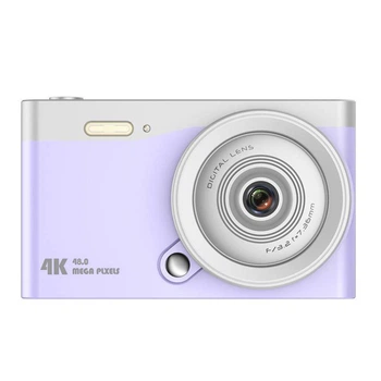 Цифрова фотокамера Q10 LCD 2.7K, Digital Zoom 16x, 48Mp, 4GB to 128GB TF Бузковий 58101-4