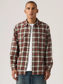 Рубашка хлопковая мужская Levi`s 159486586 XL Разноцветная (1159863042)