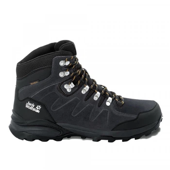 Черевики чоловічі Jack Wolfskin REFUGIO TEXAPORE MID M 4049841*AW25 46, темно-сірий/чорний