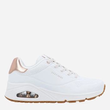 Buty sportowe damskie Skechers Uno Shimmer Away 155196 WHT 39 Białe (195969260241)