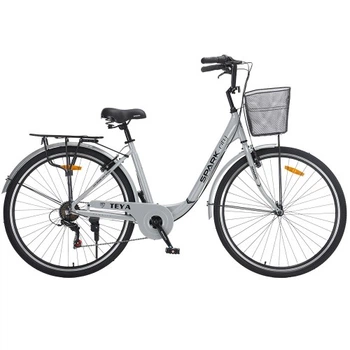 Велосипед SPARK CITY TEYA (колеса - 28", алюминиевая рама - 18") серый