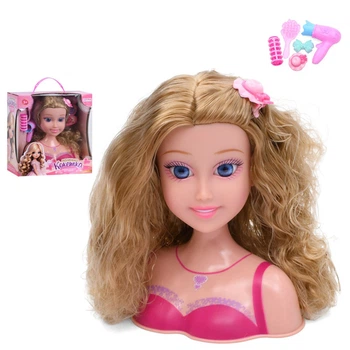 Лялька-манекен для зачісок Limo Toy B229-C, фен, гребінець, шпилька, бігуді