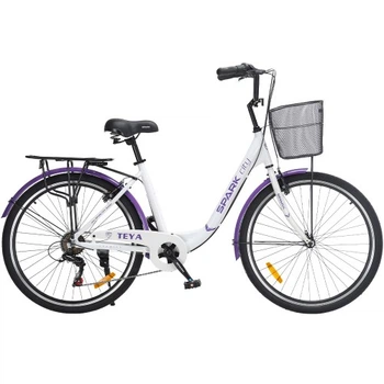 Велосипед SPARK CITY TEYA (колеса – 26", алюминиевая рама – 17") белый