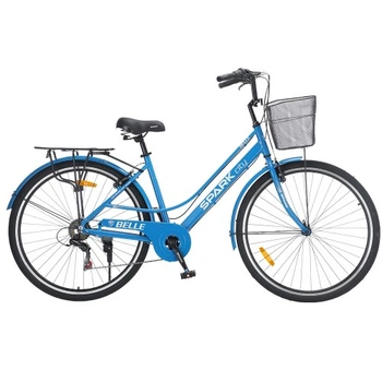 Велосипед SPARK CITY BELLE (колеса - 28", алюминиевая рама - 18") синий