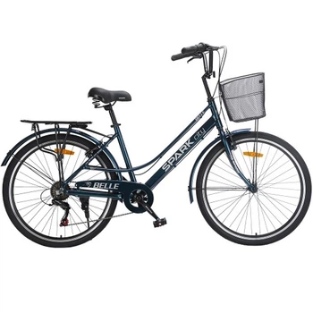 Велосипед SPARK CITY BELLE (колеса – 26", алюминиевая рама – 17") темно-синий