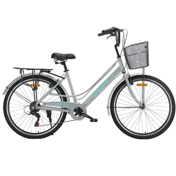 Велосипед SPARK CITY BELLE (колеса - 26", алюминиевая рама - 17") серый