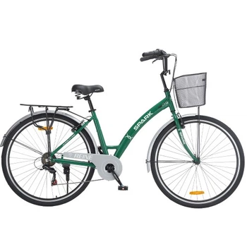 Велосипед SPARK CITY REINE (колеса - 28", алюмінієва рама - 18") зелений